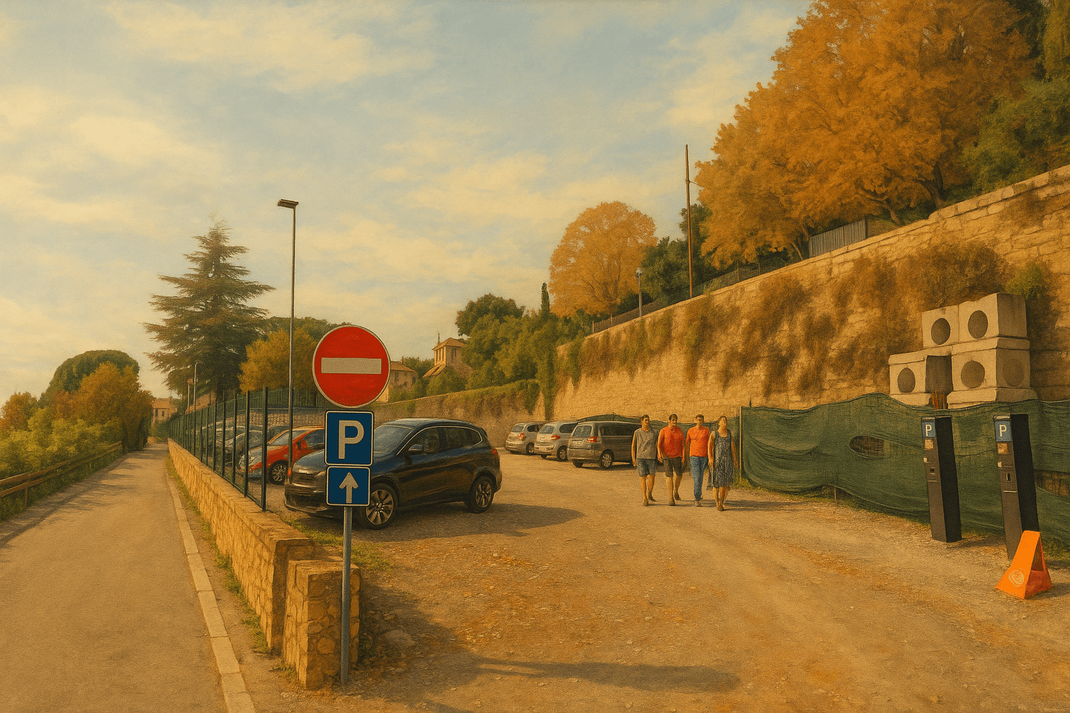 Parcheggio la Fortezza Volterra