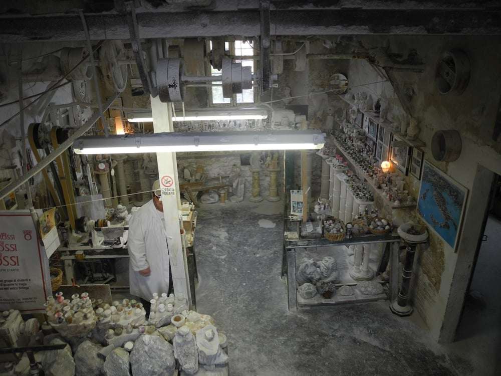 Il laboratorio di Rossi Alabastri